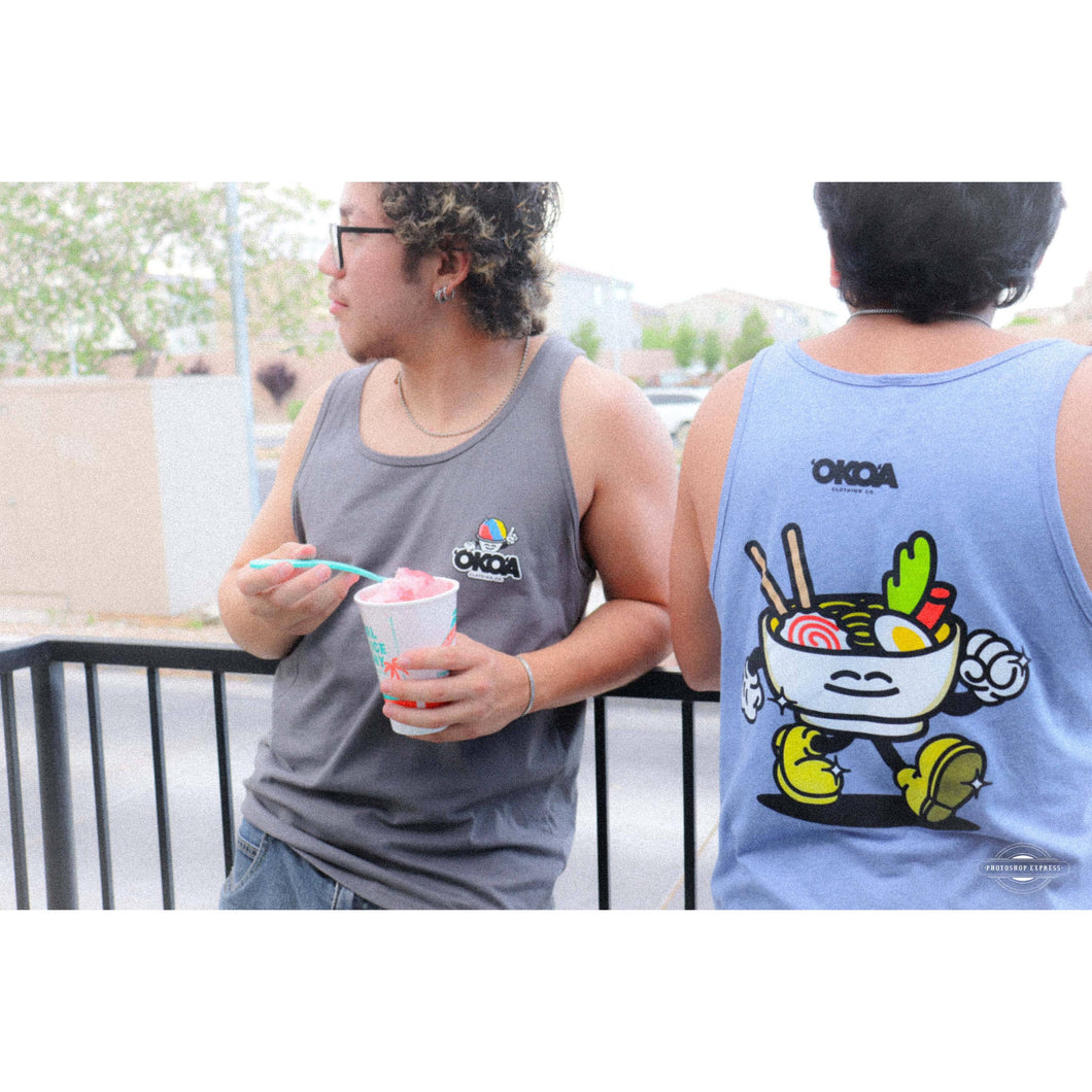 Saimin and shaved ice tanks
